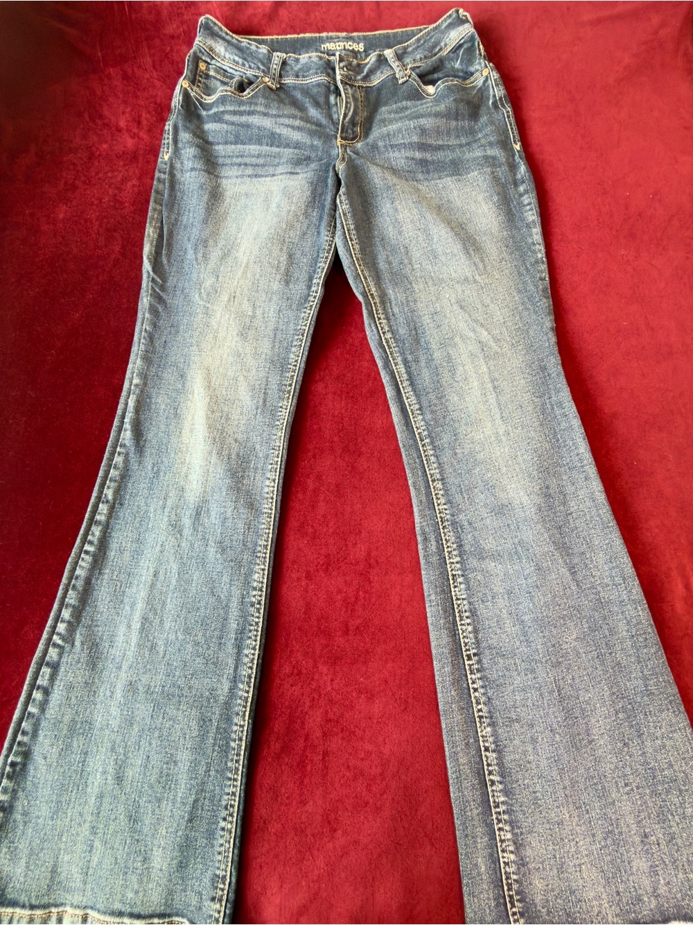 Maurices Light Blue Flare Jeans Sz 10/12